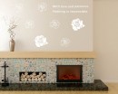 Rose Flowers Vinyl Art Decals Modern Wall Art